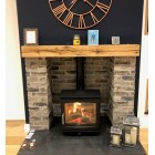 Ecosy+ Panoramic Defra Approved 5kw Eco Design Ready - Woodburning Stove
